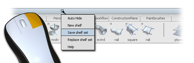 Saving the Marking Menus