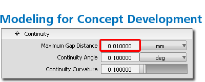 Looser tolerances acceptable for visualisation models